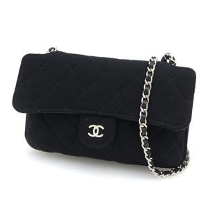 CHANEL Enamel Matelasse Chain CC Logo Black Shoulder Bag - Sale